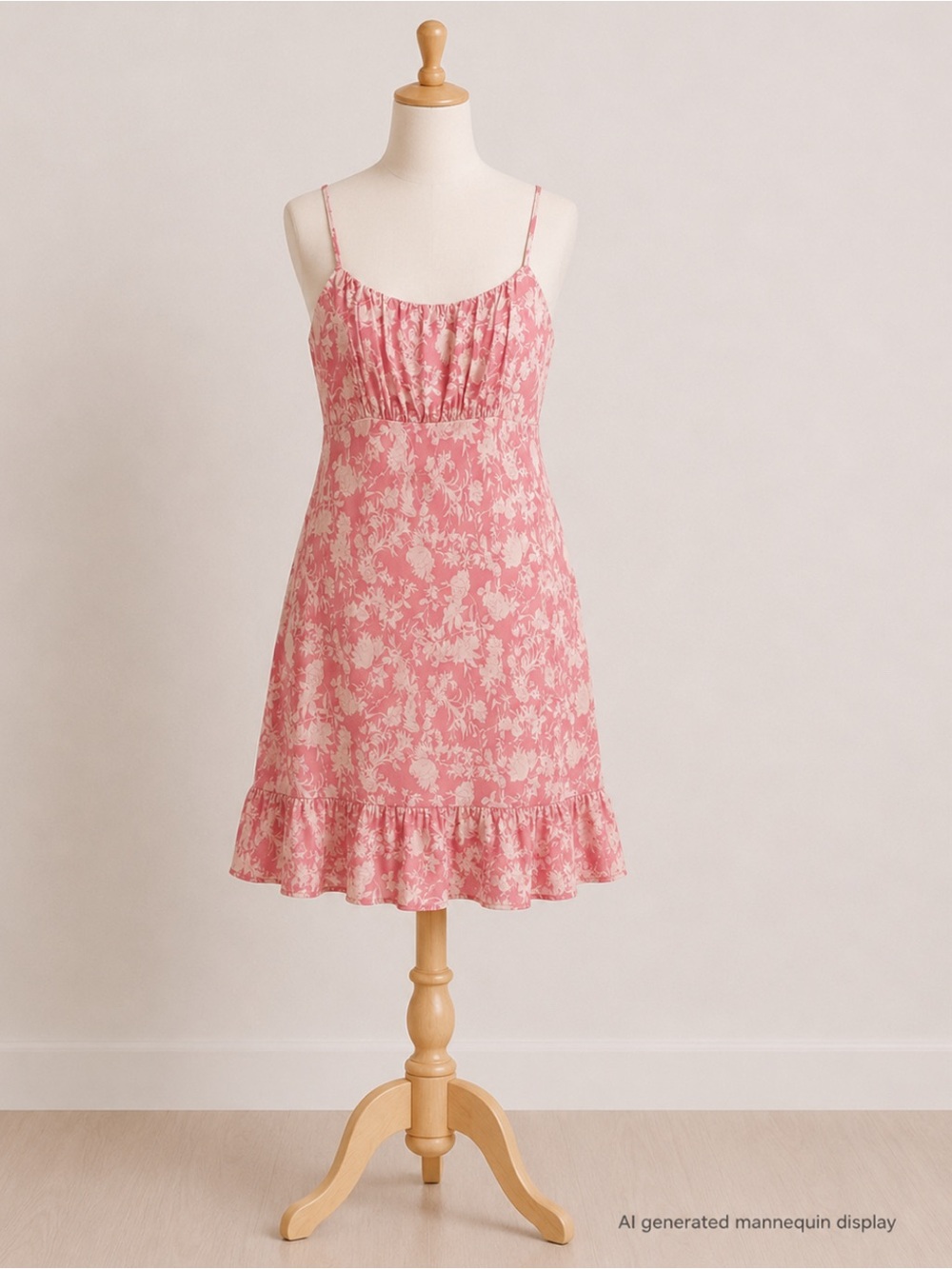 Chelsea28 Pink Midi Floral Dress